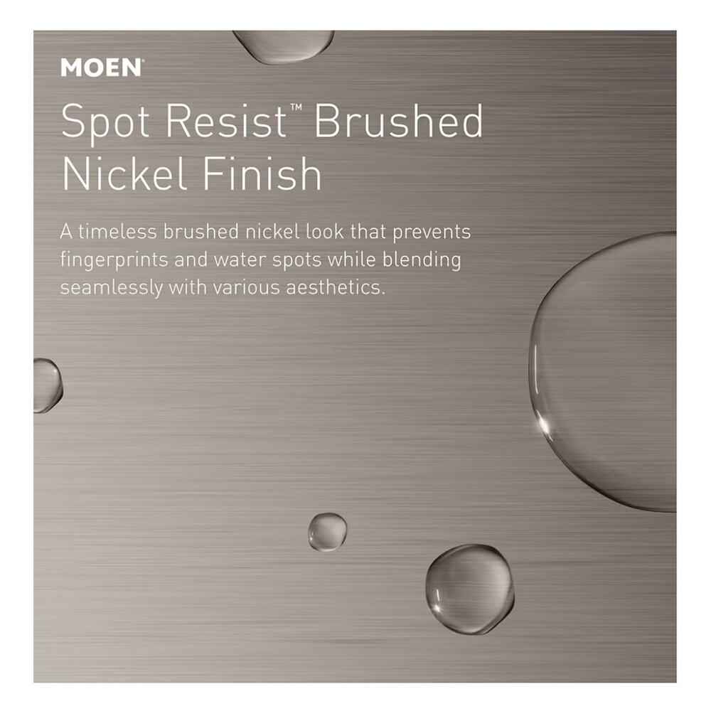 Open box new Moen Attune 8-Function Wall Mount Fixed Showerhead, Spot Resist - Picture 7 of 12
